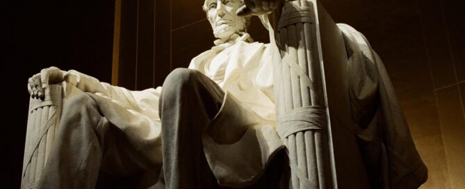 Washington DC Lincoln-Memorial Wall