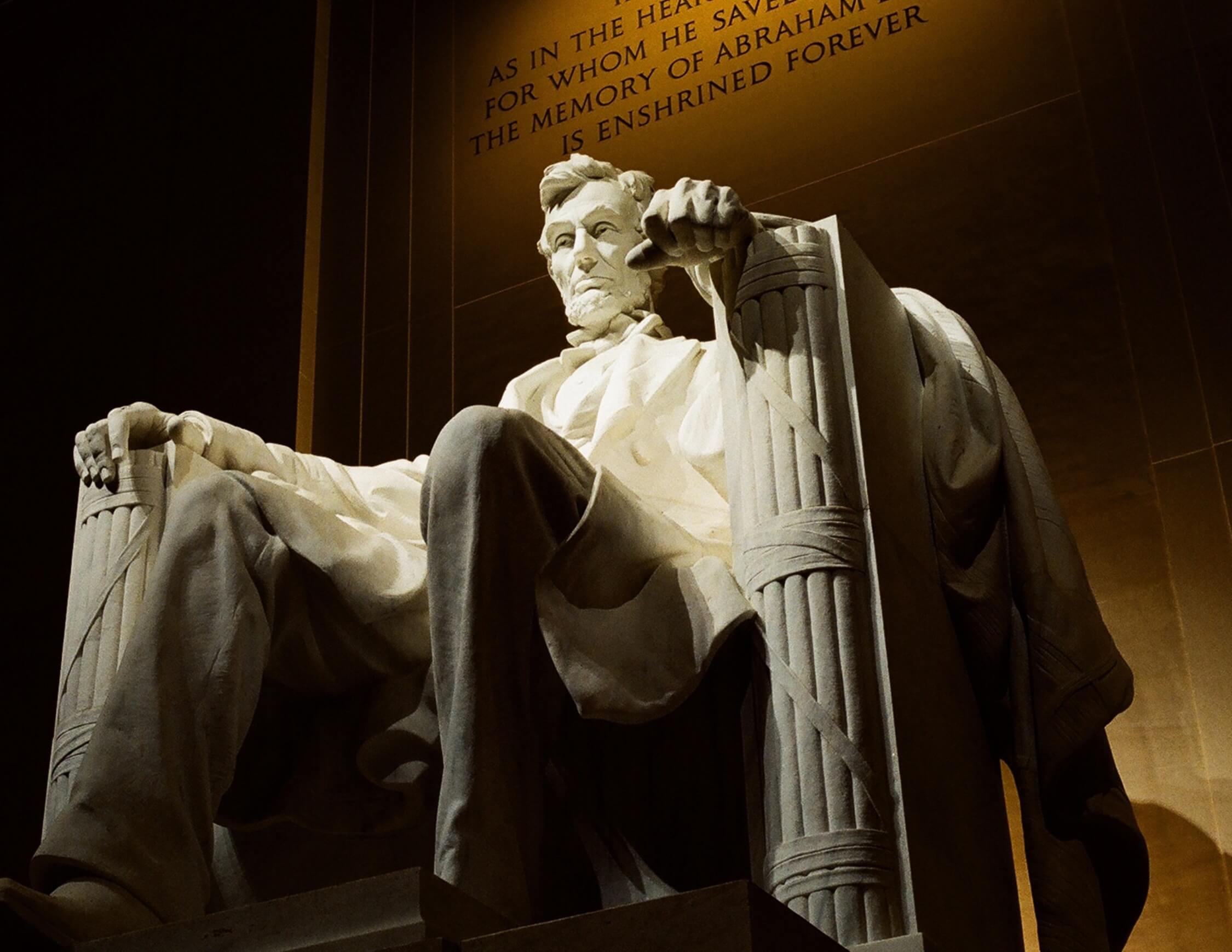Washington DC Lincoln-Memorial Wall