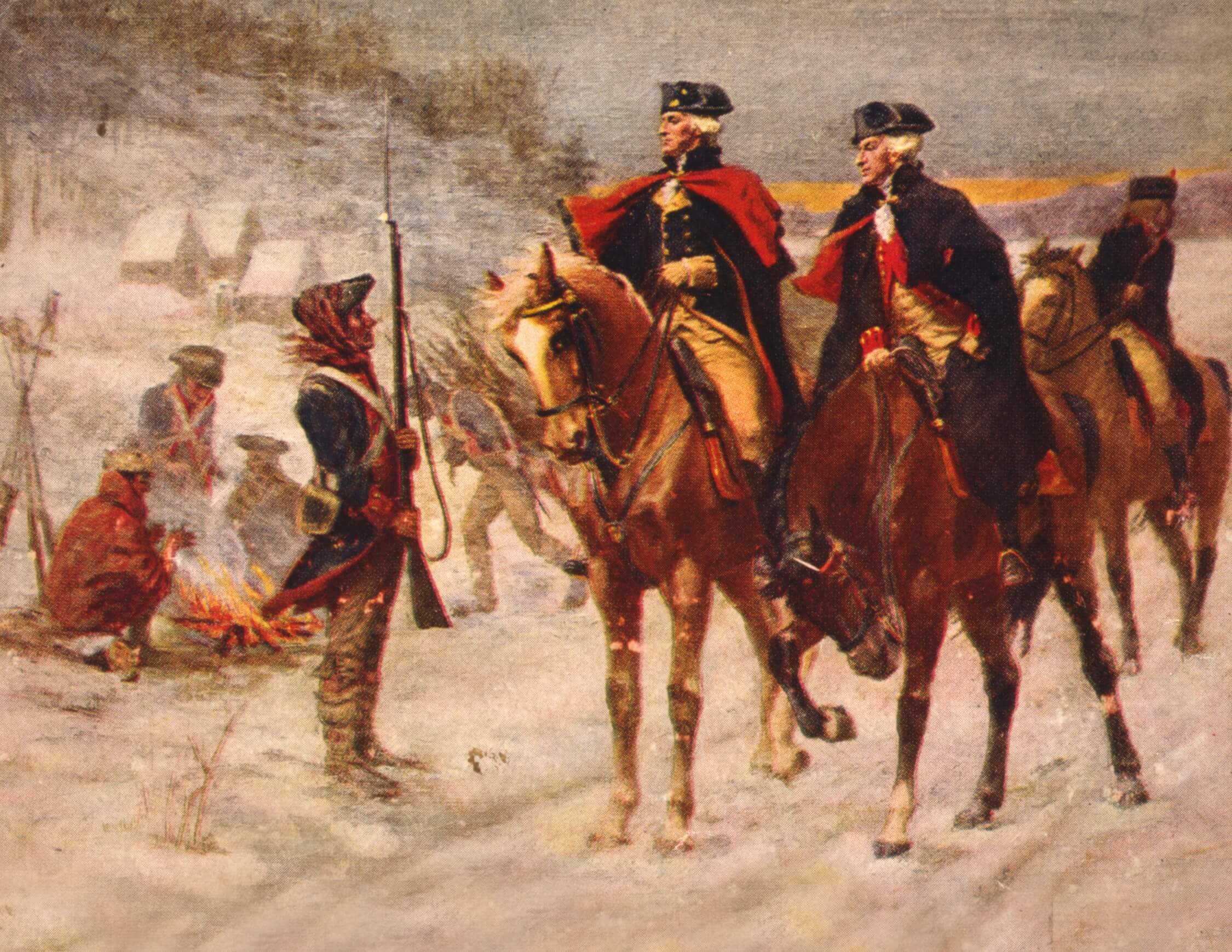 Washington Lafayette Valley Forge Art Battle of Monmouth Tour in NJ